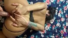 Latina Sta Capra Si Trage De Buci Sa Se Futa Anal